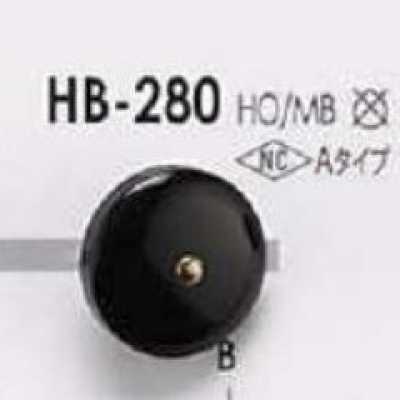 HB280 4-hole Button Made Of Real Buffalo Horn/brass