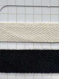 HC-12000 1mm Thick Cotton Herringbone Tape[Ribbon Tape Cord] No Name Sub Photo