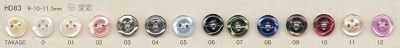 HD83 DAIYA BUTTONS Impact-Resistant HYPER DURABLE Series Shell-Style Polyester Buttons