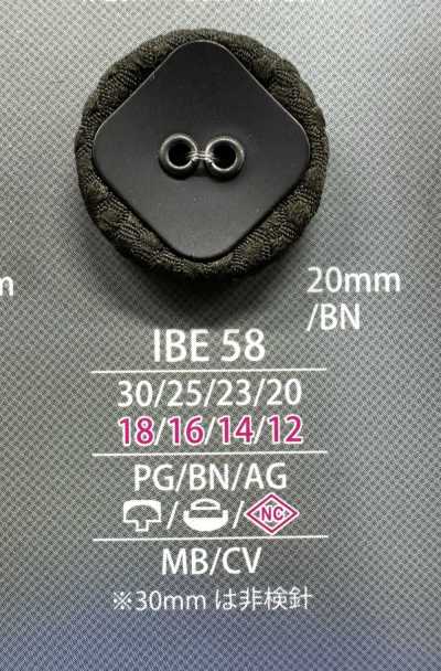 IBE58 Eyelet Cap And Close Post Covered Button