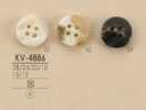 KV4886 Buffalo-style 4-hole Polyester Buttons