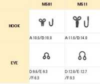 M501 Ya Hook Normal Type Small Hibari Sub Photo