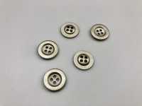 MB1000 Simple 4-hole Metal Button DAIYA BUTTON Sub Photo