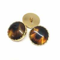 MR23GK Tortoiseshell-like Elegant Shirt / Blouse Buttons DAIYA BUTTON Sub Photo