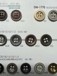 MW1036 4-hole Metal Button For Jackets And Suits IRIS Sub Photo