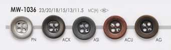 MW1036 4-hole Metal Button For Jackets And Suits