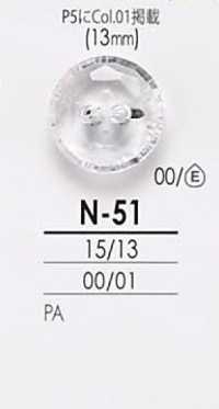N51 Transparent &amp; Dyeing Button IRIS Sub Photo
