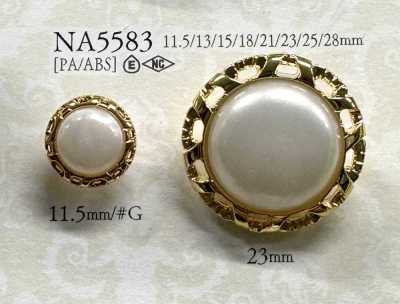 NA5583 Pearl-Finish Button For Dyeing