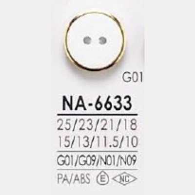 NA6633 Nylon Resin/ABS Resin Front-hole Two-hole Button