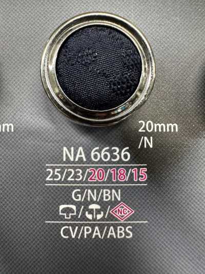 NA6636 Cap And Close Post Combination Covered Button