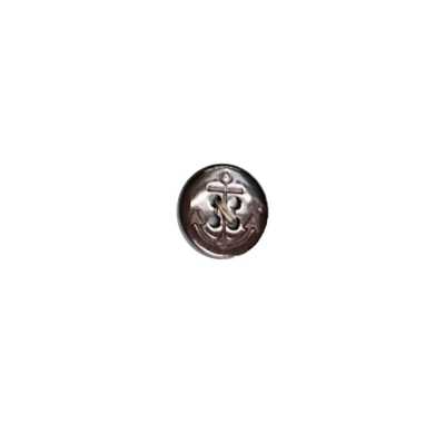NC3 4-Hole Black Mother Of Pearl Shell Anchor Motif Button