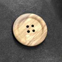 OL320 Natural Material Wood 4-hole Button DAIYA BUTTON Sub Photo