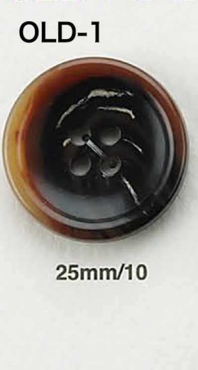 OLD1 Buffalo Horn-style Button