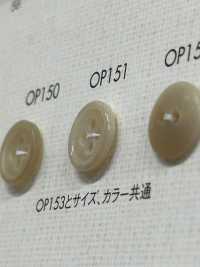 OP151 Polyester Resin Bordered 4-hole Button DAIYA BUTTON(DAIYA BUTTON) Sub Photo