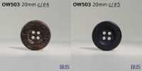 OW503 Wood, Plywood 4-hole Button IRIS Sub Photo