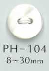 PH104 2-hole Flat Shell Button