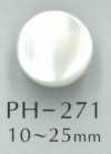 PH271 Metal Nostoc Verrucosum Round Shell Button