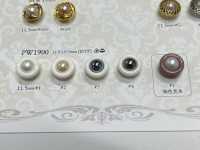 PW1900 Pearl-like Buttons For Dyeing IRIS Sub Photo