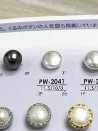 PW2041 Pearl Tone Button Tunnel Hole IRIS Sub Photo