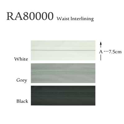 RA80000 Uses T/C Pocket Lining, Raschel Waistband Interlining