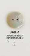 SAK1 Natural Material 2 Shell Shell Shell Button
