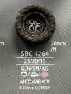 SBC4264 Eyelet, Cap And Close Post, Covered Button