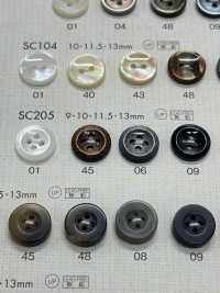 SC205 DAIYA BUTTONS Impact Resistant HYPER DURABLE "" Series Shell-like Polyester Button "" DAIYA BUTTON(DAIYA BUTTON) Sub Photo