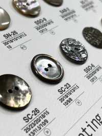 SC23 Made Of Natural Shell, 2 Holes On The Front, Glossy Buttons IRIS Sub Photo