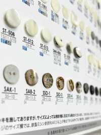 SSO1 2-hole Glossy Shell Button IRIS Sub Photo