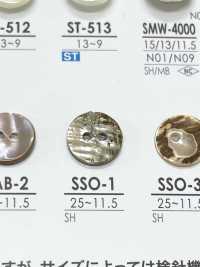 SSO1 2-hole Glossy Shell Button IRIS Sub Photo