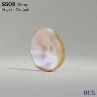 SSO9 Natural Material Shell 2 Holes Glossy Button IRIS Sub Photo