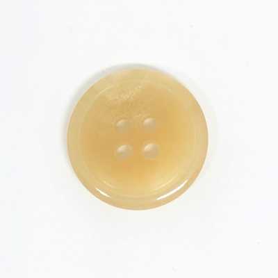 TGH3739 Original Genuine Buffalo Horn Button With Rim