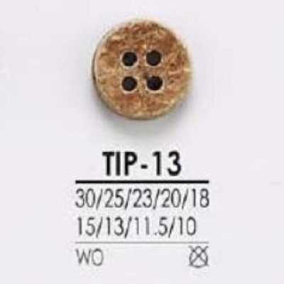 TIP13 Wooden Four-hole Button
