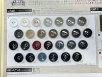 UNUT [Nut Style] 4-hole Button With Border And Gloss NITTO Button Sub Photo