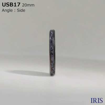 USB17 Natural Dyed Material, Mother Of Pearl Shell, 4 Holes On The Front, Glossy Buttons IRIS Sub Photo