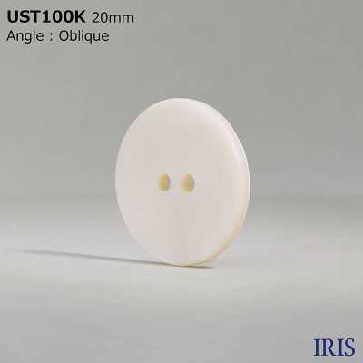 UST100K Natural Material Dyeing Front Hole 2 Shell Shell Shell Matte Button IRIS Sub Photo