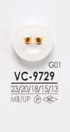 VC9729 Two-hole Eyelet Washer Button For Dyeing