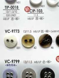 VC9773 2-hole Eyelet Washer Button IRIS Sub Photo