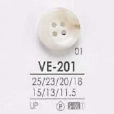 VE201 Polyester Resin 4-hole Sew-through Button