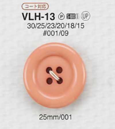 VLH13 Polyester Resin 4-hole Button With Front Holes