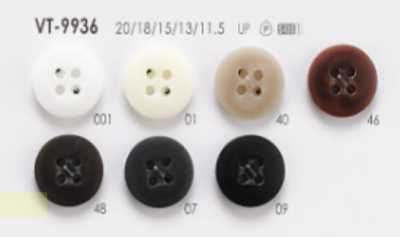 VT9936 Polyester Resin Button With 4 Front Holes