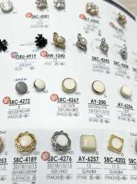 SBC4267 Metal Button For Dyeing IRIS Sub Photo