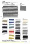 436 40/1 TERECO Rib Fabric Horizontal Stripes & Glitter