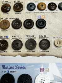 PRV36A Wood Grain Buttons For Jackets And Suits IRIS Sub Photo