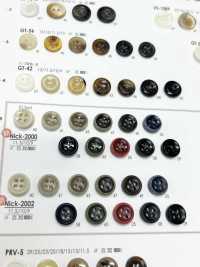 NICK2000 Bone Buttons For Shirts And Light Clothing IRIS Sub Photo