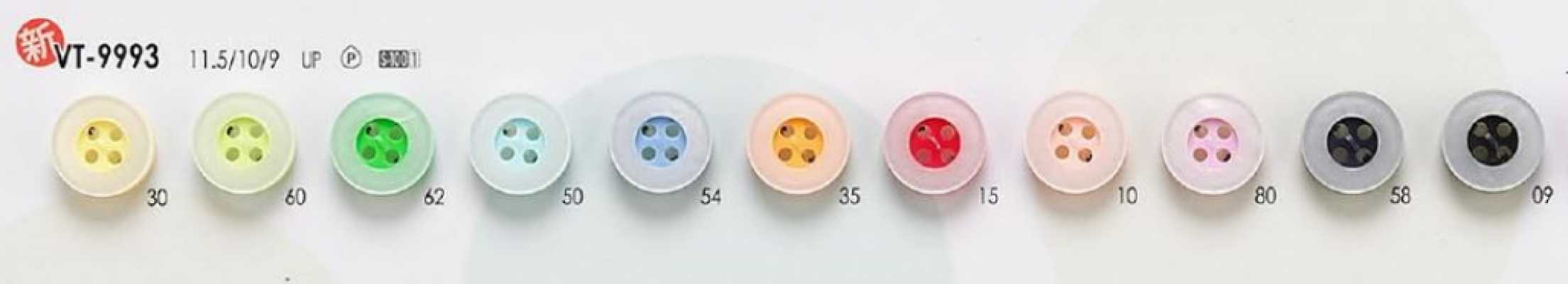 VT9993 Colorful Buttons For Shirts, Polo Shirts, And Light Apparel