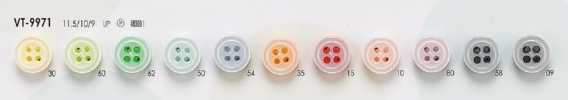VT9971 Colorful Buttons For Shirts, Polo Shirts And Light Clothing