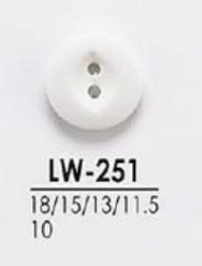 LW251 Buttons For Dyeing For Light Apparel Such As Shirts And Polo Shirts