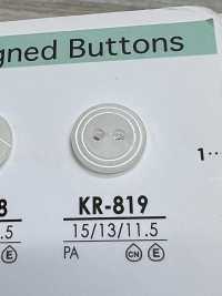 KR819 Black &amp; Dyeing Shirt Button IRIS Sub Photo