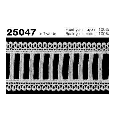 25047 Narrow Chemical Lace